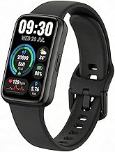 Fitness Tracker for Men & Women with 1.47” HD Display, Heart Rate & SpO2 Tracking, Sleep & Activity Monitor, 100+ Sports Modes, 3ATM Waterproof Smart Band, Works with Android & iOS, Black