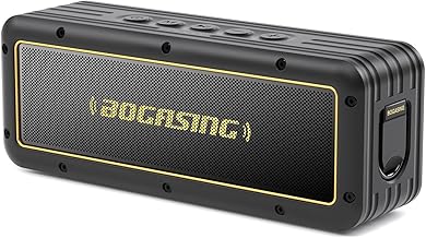 BOGASING G4 Bluetooth Speaker, Portable Wireless Speakers, 50W Stunning & Balanced Sound with Deep Bass, 24H Playtime, IPX7 Waterproof, Bluetooth 5.3, EQ, TWS, TF-Card, AUX, USB, for Outdoor Use