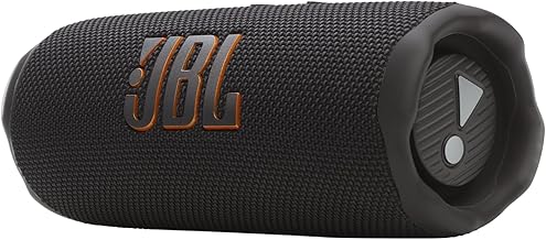 JBL Flip 7, Wireless Portable Bluetooth Speaker, 16 Hours of Playtime, IP68 Waterproof, Dustproof and Drop-Proof, JBL Pro Sound with AI Boost, Auracast Multi-Speaker Connection, Black