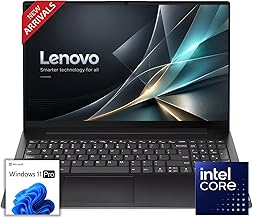 Lenovo 2026 Business and Student Laptop with MS 365 for Web, Intel Powerful Processor, 8GB DDR5, 256GB PCIE, 15.6" FHD Display, Wi-Fi 6, Fast Charging Speed, 14.5-Hour Battery Life, Windows 11 Pro