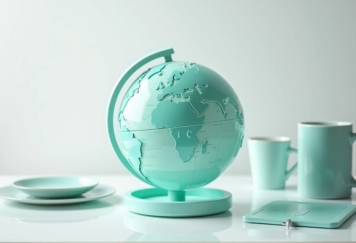 Globe en lévitation magnétique