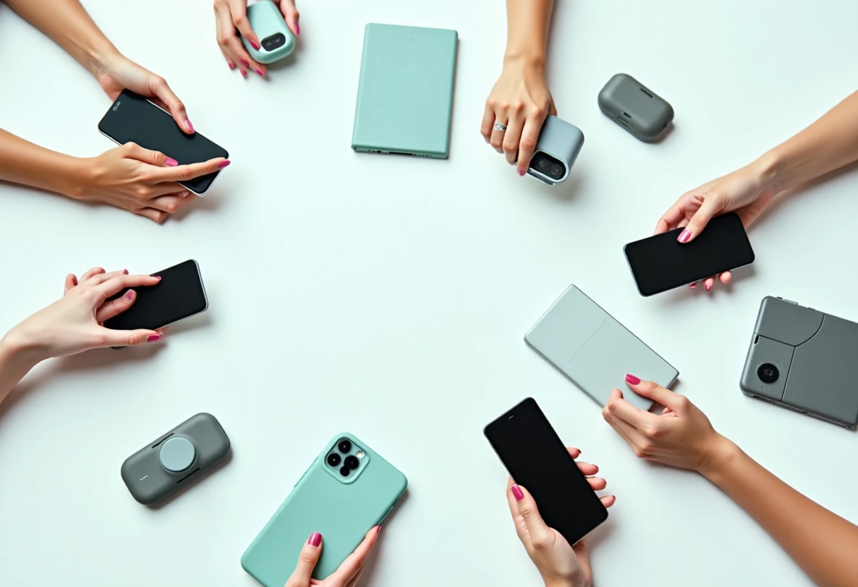 Utilisation d'accessoires pour smartphones
