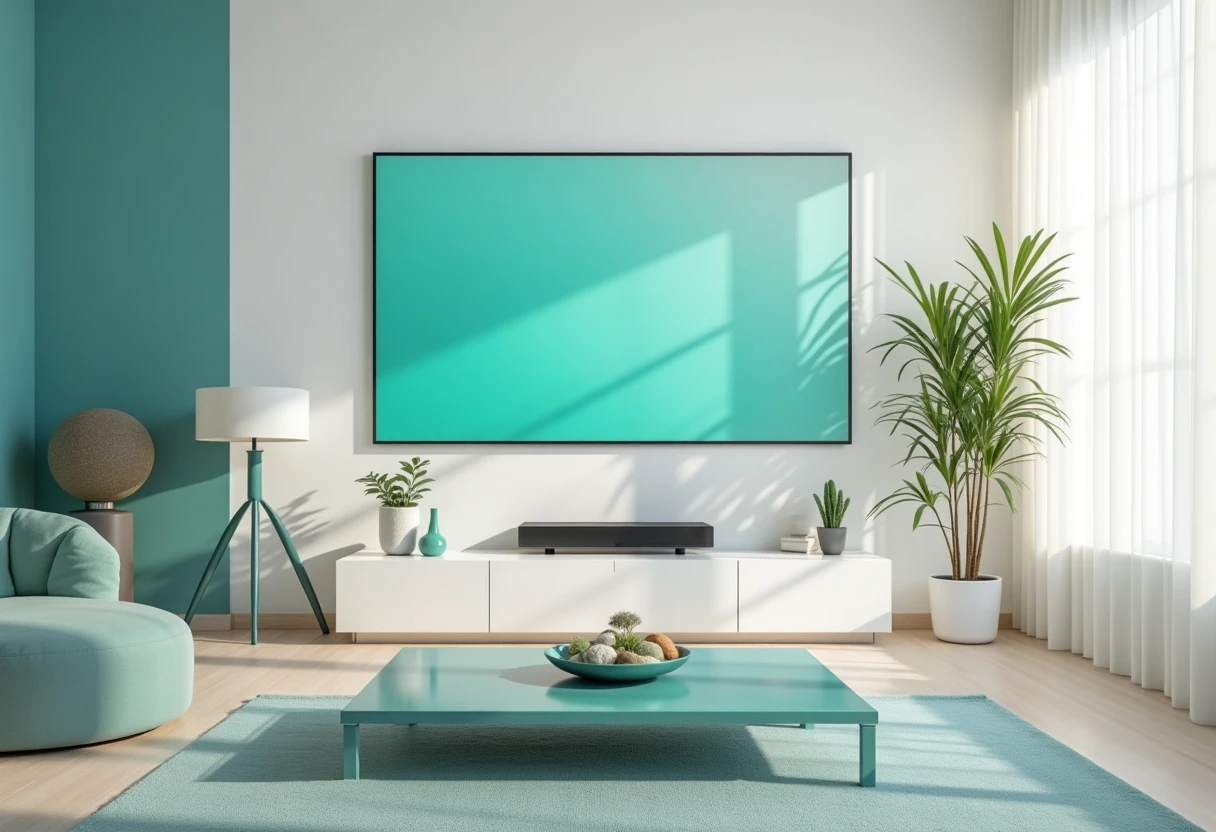 Divertissement à domicile moderne