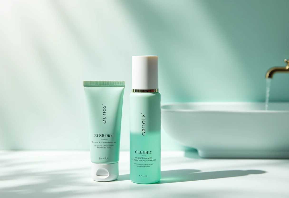 Luxury skincare serum