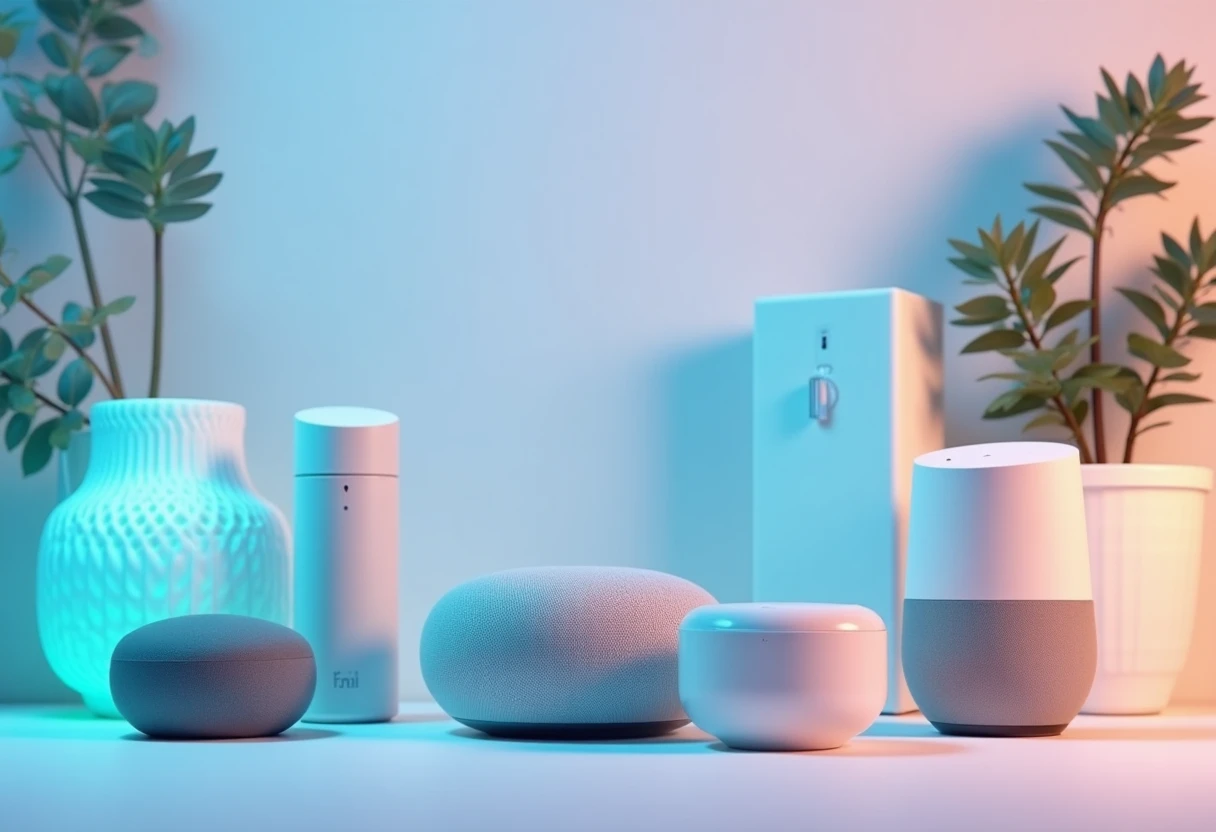 Assortment of smart home gadgets