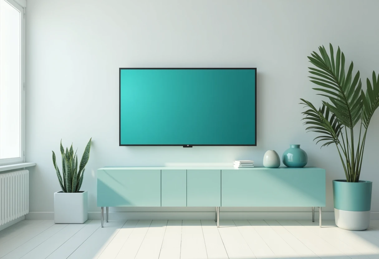 TV premium em ambiente elegante